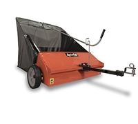 Agri-Fab AG45-0492 44-inch Towed Lawn and Leaf Sweeper - Black/Orange