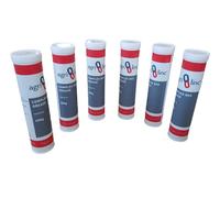 Agri-Linc Red Complex Grease Cartridges, Box of 6 - EP2 Complex Lithium for High Temperature and Pressure - 400g/14oz Cartridge for Grease Gun