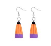 Agriajun Fall Earrings Candy Corn Dangle Earrings for Women, Cute Colorful Charm Earings Thanksgiving Halloween Costume Accessories Holiday Jewelry Gift, Acrylic, No Gemstone