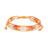 Agriajun Handmade Boho Beads Friendship Strand Stackable Bracelets for Women Charm Adjustable Couples String Rope Braided Bohemia Multicolor Beaded Bracelet Fashion Jewelry Gift, 5.5 UK, Glass, no