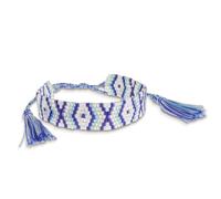 Agriajun Handmade Seed Bead Friendship Wristband Wrap Bracelets for Women Charm Adjustable Evil Eye Beaded Rope Braided Boho Multicolor Bracelet Fashion Jewelry Gift, 5.5 UK, Glass, no gemstone