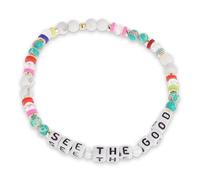 Agriajun Inspirational Beaded Stretch Bracelets for Women,Stackable Colorful Stone Bead Bracelet