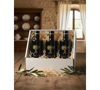 Agricola Guerreschi - Gourmet Package - 100% Italian Extra Virgin Olive Oil - Cold Extract - ALL ROOTS 624 (EVO500) - 3 x 500ml Glass Bottles