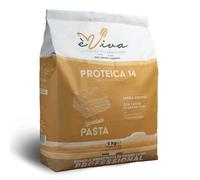 Agricola Piano - Proteica 14 | Re-milled Durum Wheat Semolina Live Wheat Germ kg 5, 100% Italian Semolina, Without Additives, High Protein, for High Hydration, Ideal for Pasta and Bread, èViva