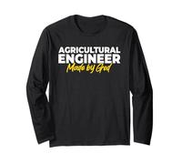 Agricultural Engineer Made by God Long Sleeve T-Shirt