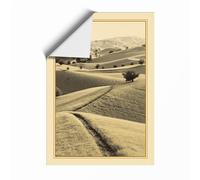 Agricultural Landscape Vintage Unframed Wall Art Print A4 (29.7×21cm), Wall Decor for Living Room, Bedroom, Office & Home, Art Gift