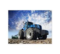 Agricultural machinery at work: tractor in the field， 1000 Piece Impossible Challenge Toy Educational Game Home Decoration for Adults& Kids Age 14 Years Up 1000pcs-B82