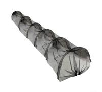 Agricultural Mesh Tunnel 3 Meters Long, Plastic Cover for Plant Protection Against Cold Weather and Pests, Adjustable Airflow for Optimal Growth (Black net)