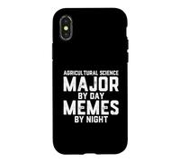 Agricultural Science Major By Day Memes By Night Agrologist Case for iPhone X/XS