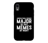 Agricultural Science Major By Day Memes By Night Agrologist Case for iPhone XR