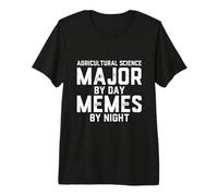 Agricultural Science Major By Day Memes By Night Agrologist Premium T-Shirt