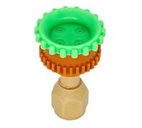 Agricultural Sprayer Nozzle, 4-Hole Adjustable Irrigation Sprinkler Head, With Internal Thread Connection, For Garden, Farm, Watering System(Plastic green)