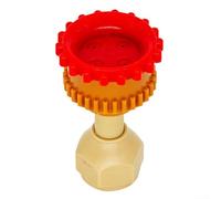 Agricultural Sprayer Nozzle, 4-Hole Adjustable Irrigation Sprinkler Head, With Internal Thread Connection, For Garden, Farm, Watering System(Plastic red)