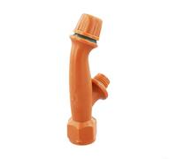 Agricultural Sprayer Nozzle Four-hole Direct Spray Adjustable Irrigation Tool For Garden And Farm Watering Systems Red Plastic Half Copper(F type 14x1.5)