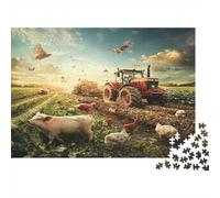 Agricultural Tillage MachinesJigsaw Puzzles 1000 Pieces for Adults Puzzle Educational GamesPoultry Animals
