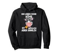 Agriculture A life without cows |Women's cow Pullover Hoodie
