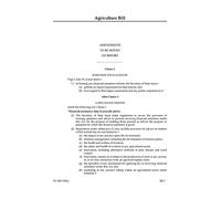 Agriculture Bill Amendments to be moved on Report (House of Lords) HLB 130 a