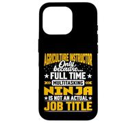 Agriculture Instructor Job Title - Funny Agriculture Teacher Case for iPhone 16 Pro