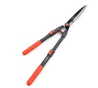 AGRICUT Telescopic Hedge Shears - Heavy Duty Garden Shears with Patented Wavy Blade, High Carbon Steel, Extendable Aluminium Handles 700-930mm - for Precision Trimming of Tall Hedges