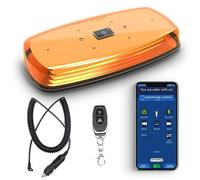 Agrieyes APP Control Mini Strobe Light Bar Rechargeable Magnetic LED Beacon Wireless