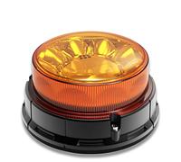Agrieyes Class I Big LED Beacon Light 6.6", 80W Automatic Light-Sensitive Warning Caution Lights,Rooftop Permanet Mount Flashing Strobe Lights for Construction Vehicles Trucks Car