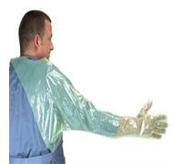 Agrihealth Long Arm Gloves, Soft With Shoulder Protection - Green - One Size