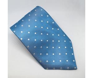 Agrihealth Show Tie Junior Polka Dot Light Blue/White - One Size