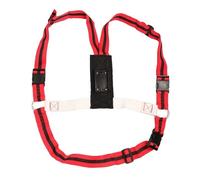 Agrimark Deluxe Anti-Chaffe Ram Harness - Red with Black Stripe - Single