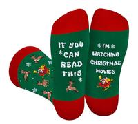 AGRIMONY Funny Christmas Movie Socks for Men Women Teenage Boys Dad - Novelty Fun Funky Happy Odd Socks - Xmas Secret Santa Claus Gifts Presents Ideas Christmas Eve Box Stocking Fillers for Adults