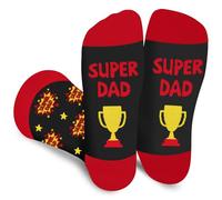 AGRIMONY Funny Socks for Men - Novelty Fathers Day Birthday Gifts for Dad from Daughter Son - Fun Happy Funky Cat Dog Socks Gift Ideas Christmas Stocking Fillers