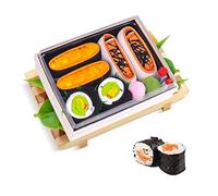 AGRIMONY Funny Sushi Shaped Socks - Funny Gifts for Women Girls Teens - Novelty Fun Cute Crazy Funky Food Silly Cotton Box Socks Valentines Birthday Christmas Gifts (3 pairs)