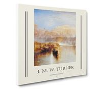 Agripina By Joseph Mallord William Turner Canvas Print | Gallery Wrapped 30mm Frame Wall Art | 20x20 inches | Ready to Hang | Classic Picture | Living Room Bedroom Lounge Office