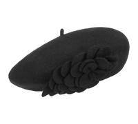 Agris Flower Wool Basque Beret by Lierys