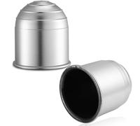 AGRISHOP 2x Trailer Hitch Ball Cover Plating Plastic Φ50mm Tow Bar Ball Cover