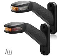 AGRISHOP LED Trailer Side Marker Lights, 12V24V LED Front Rear Position Lights, Waterproof Cobra Design E-mark