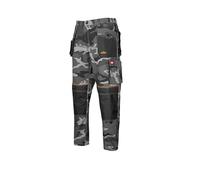 Agritrade AK Classic Men's Work Trousers, Workwear Protective Pants, Multipockets, Reinforced Professional Sewing Abrasion Resistance - Camouflage Pattern