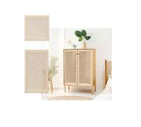 Agritrade AK Pinewood Lattice Louvre Cabinet Door - Natural - DIY Projects - Ready to Paint, Stain, or Varnish