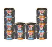Agritrade AK Rafi Mini Wet Dog Food Duck & Lamb Mixed Selection Small Breed Adult Complete Recipe 12 x 185g Cans
