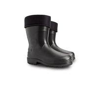 Agritrade AK Thermal Insulated Lightweight Durable EVA Wellies Men Wellingtons Rain Boots Non-Slip Soles Hunting Fishing Farm Work- Black (7.5 UK, 7.5)