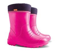 Agritrade AK Ultralight Durable Girls Wellies Kids Warm Lined Rain Waterproof Boots Wellington Boots Dino Easy to Clean (UK child 3.5, numeric_3_point_5)
