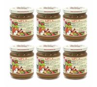 Agritur - Organic Apple, Walnut and Cinnamon Compote, No Added Sugar, Only Fruit Sugars, Natural, Ideal for Breakfast/Snacks, Perfect as a Dessert Topping, Pack of 6×210 g