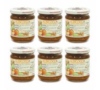 Agritur - Organic Apricot Spread, No Added Sugar, Only Fruit Sugars, Natural, Ideal for Breakfast and Snacks, Perfect as a Dessert Topping, Pack of 6×210 g