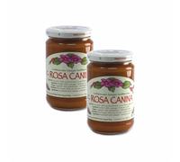 Agritur - Organic Extra Wild Rosehip Jam Classic Bio, 60% Fruit, with Cane Sugar and Pectin, Natural and Tasty, Ideal for Breakfast, Desserts and Yoghurt, Pack of 2×330 g