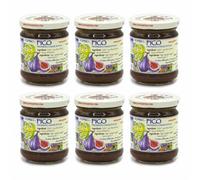 Agritur - Organic Fig Spread, No Added Sugars Only Fruit Sugars, Natural, Ideal for Breakfast and Snacks, Perfect as a Dessert Topping, Pack of 6×210 g