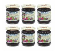 Agritur - Organic Mixed Berry Compote, No Added Sugar, Only Fruit Sugars, Natural, Ideal for Breakfast and Snacks, Perfect as a Dessert Topping, Pack of 6×210g