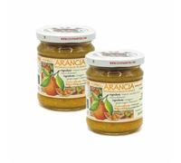 Agritur - Organic Orange Spread, No Added Sugar, Contains Only Fruit Sugars, Natural, Ideal for Breakfast and Snacks, Perfect as a Dessert Topping, Pack of 2×210 g
