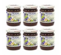 Agritur - Organic Plum Compote, No Added Sugar, Only Fruit Sugars, Natural, Ideal for Breakfast and Snacks, Perfect as a Dessert Topping, Pack of 6×210g