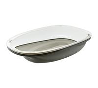Agrobiothers Shuttle Oval Litter Tray With Rim for Cat
