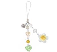 Agromusk Hibiscus Flower Phone Charms,Cute Y2K Cell Phone Straps Aesthetic Star Summer Beach Accessories Phone Bag Keychain Decor, One Size, Acrylic Glass, No Gemstone