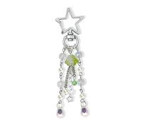 Agromusk Jellyfish Keychain,Cute Y2K Car Keychains for Women Girls Jellyfish Bag Charms Purse Accessories Star Jelly Decor, Green, One Size